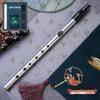 Irish Whistle C & D Key, Aluminum Alloy, Beginner & Adult Use, Includes Textbook