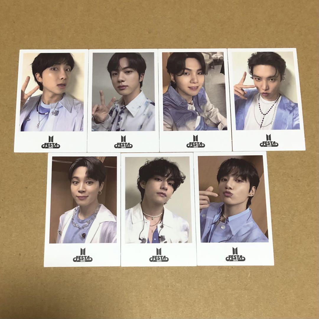 

[Б/У] BTS FESTA 2025 Мгновенное фото Бонус за покупку Weverse