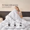 MERCURY Antibacterial White Goose Down Winter Quilt