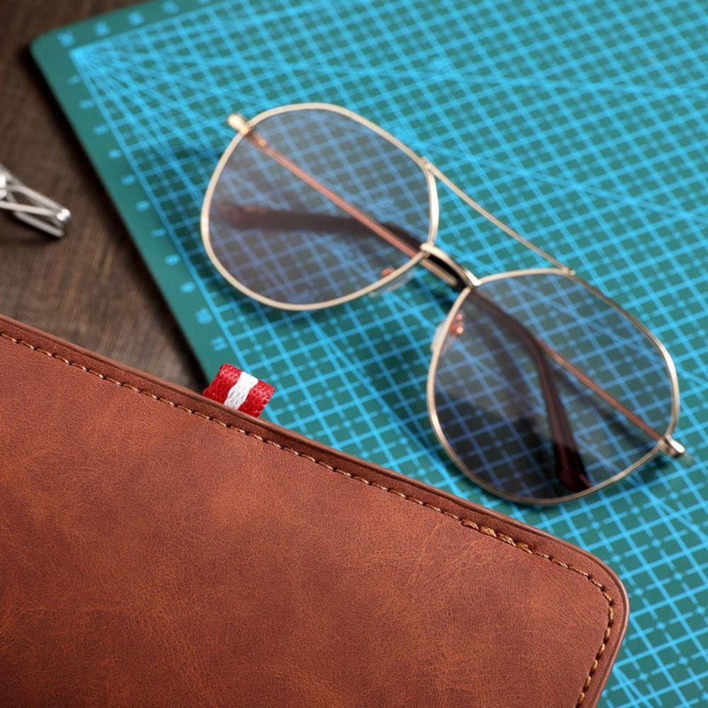 Jednobarevné brýle z PU kůže Brašna Brýle Ochranný kryt na sluneční brýle Venkovní