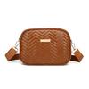 Women's bag spring and summer new fashion shoulder bag crossbody simple wave embroidery camera bag