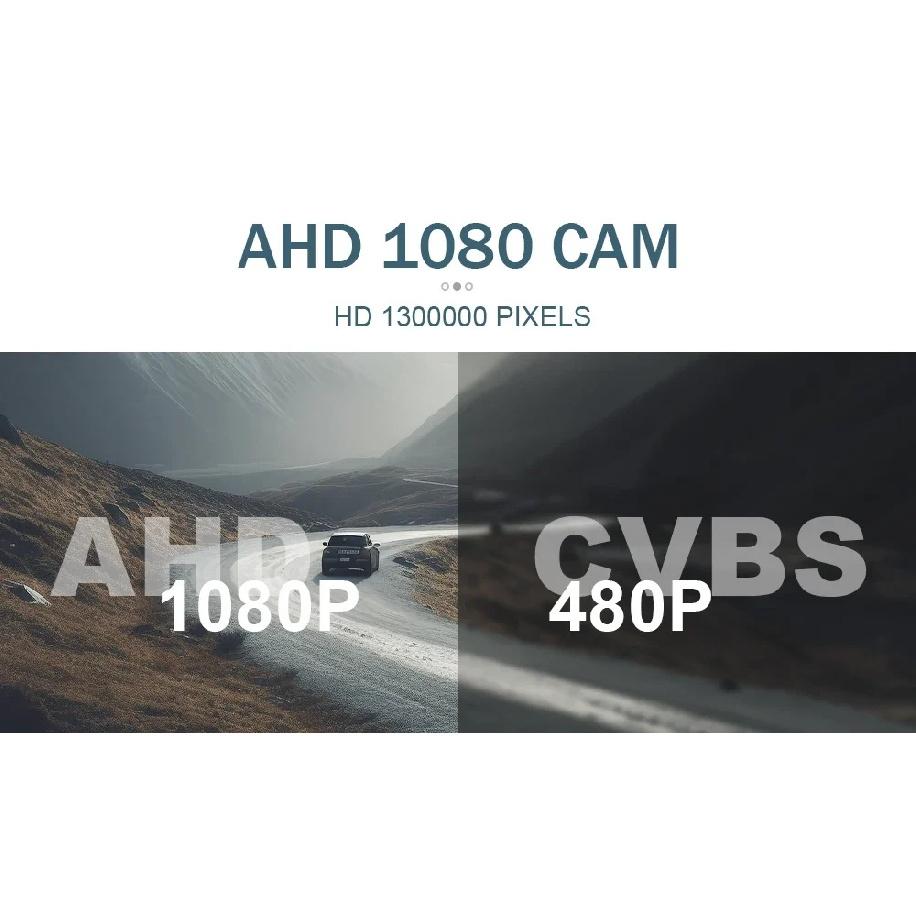 Wide Angle Backup Camera 1080P/720P AHD Side View Camera Starlight Night Vision Vehicle Waterproof Camera For Truck Bus Car RV