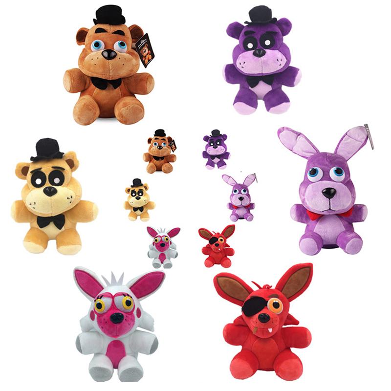 1825cm Five Fnaf Nights At Freddys Foxy Chica Bonnie Golden Freddy Toy Plush