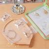 Transparent Ornament Sealed Bag Large-Capacity Jewelry Organizer Jewelry Storage Booklet  Card