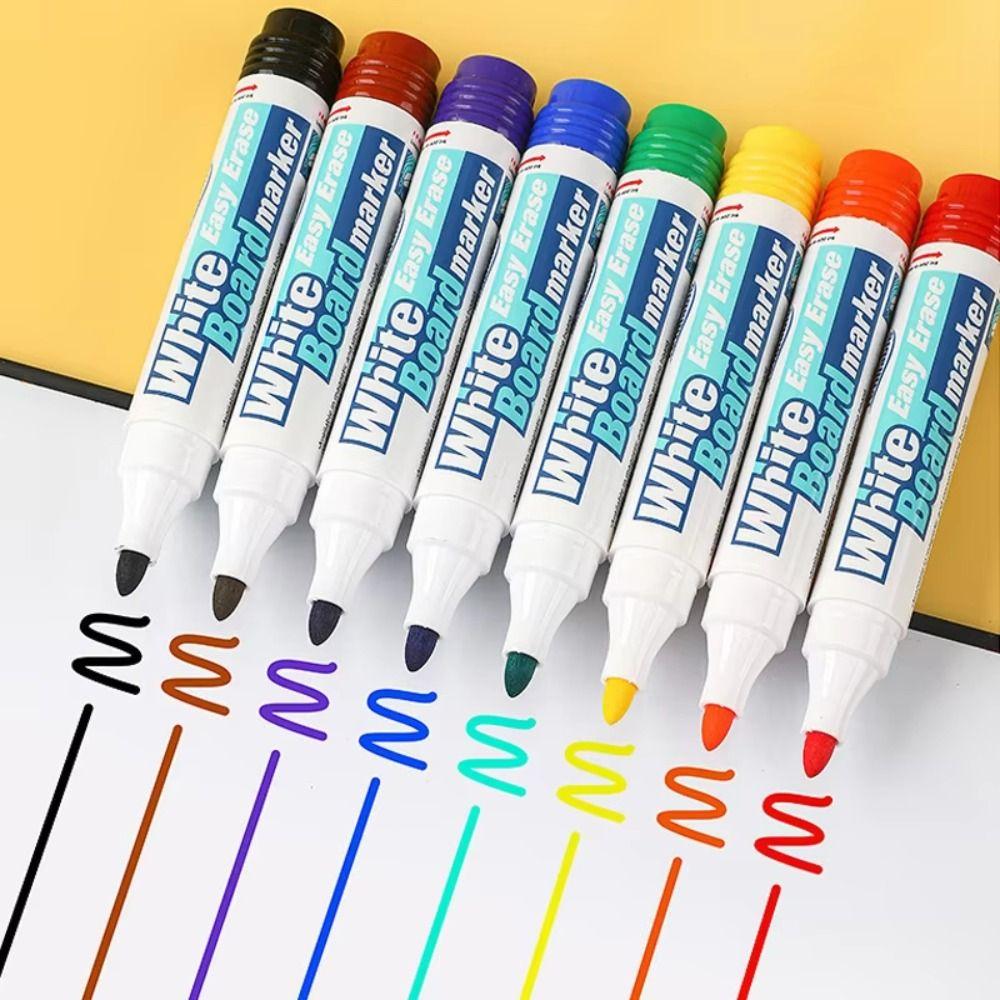 Magnetic Eraser Whiteboard Markers Colorful Fine Point Markers Drawing Markers  Whiteboards