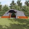 Family Tent with Grey and Orange Roof 721 x 335 x 212 cm