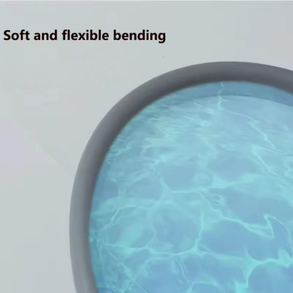 1PC 2M/78.74in Water Retaining Strip Bathroom Sealing Stopper Shower Dam Retaining Non-slip Dry and Wet Separation Barrier