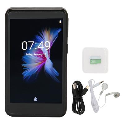 MP3 Player 3.6in Touch Screen Noise Reduction FM Radio Electric Book HiFi Music Player with