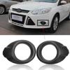 Car Styling 2Pcs Front Fog Light Lamp Head Front Cover Protector Trim For Ford Focus MK3 2012-2014