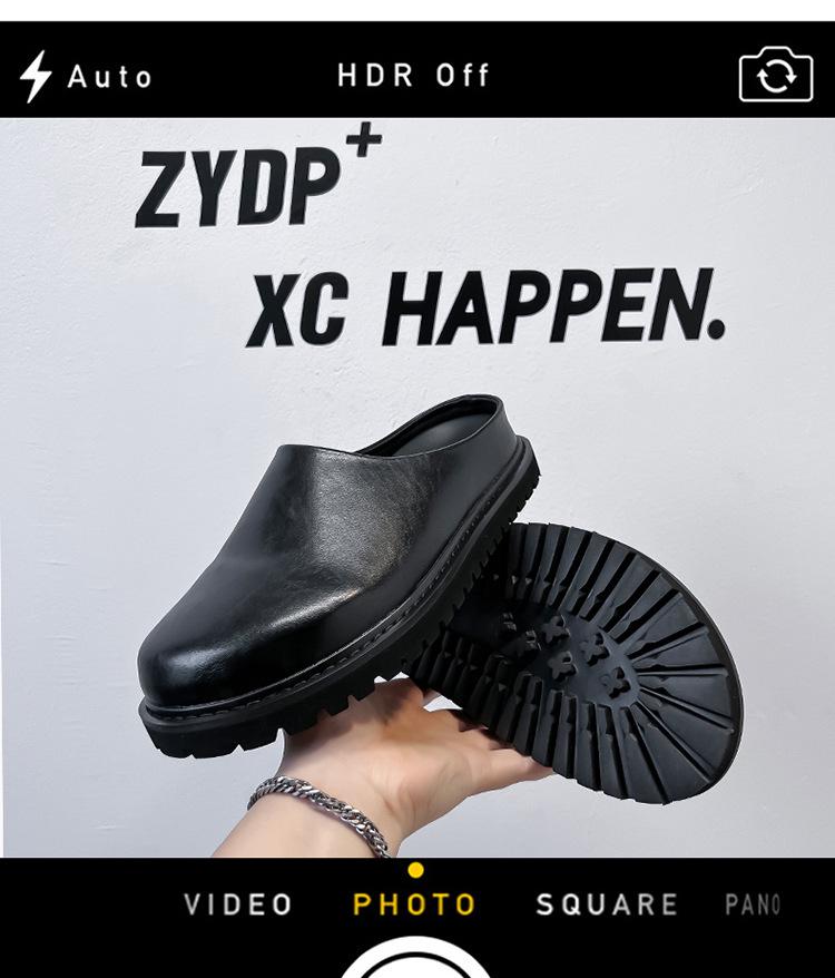 2024 Letní Retro Britský Styl Ležérní Pracovní Obuv Pantofle - 18887-A