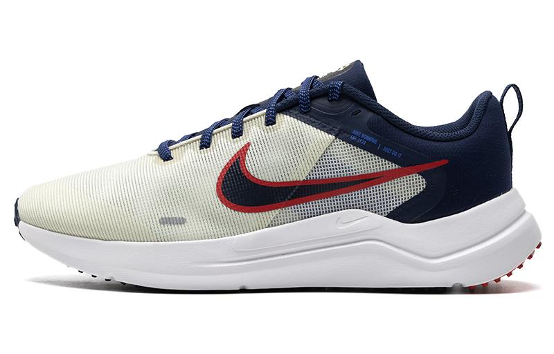 Nike Downshifter 12 Road Running Shoes White Red Midnight Navy DD9293-012 43