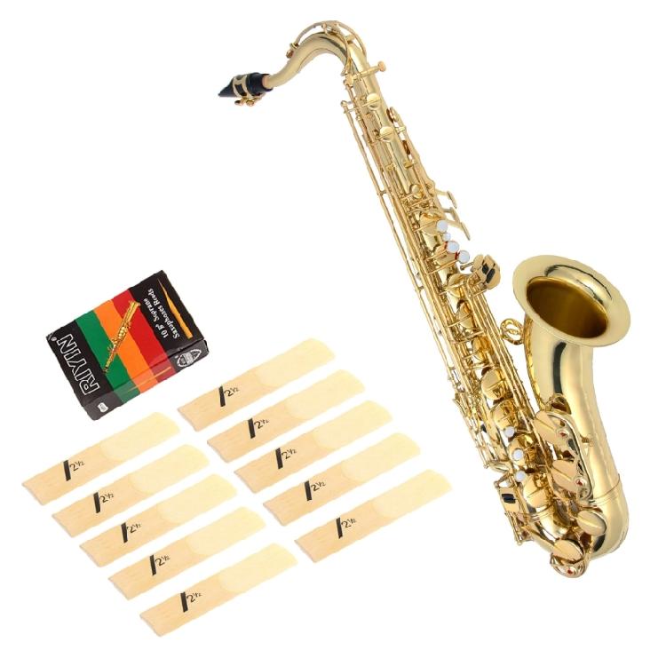 10 ks plátků pro sopránový saxofon, síla 1,5-4,0 tónu, saxofon