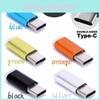Преміум 3 шт. Металевий Micro USB на USB-C Type-C Синхронний Зарядний Адаптер для Безперебійного Підключення