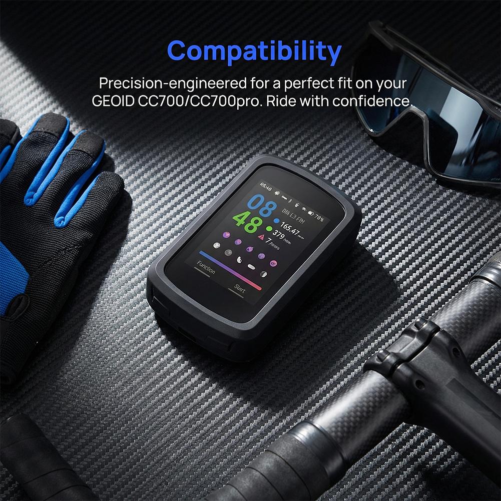 Silicone Protective Case for GEOID CC700/CC700pro Bike Computer, Shockproof Waterproof Anti-drop Bicycle Code Meter Cover Sleeve