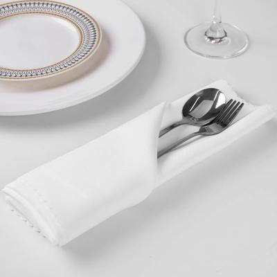 1PC 48x49cm Satin Table Napkin Soft Handkerchief Romantic Wedding Banquet Kitchen Cloth Napkin Table Dinner Napkin Party Decor