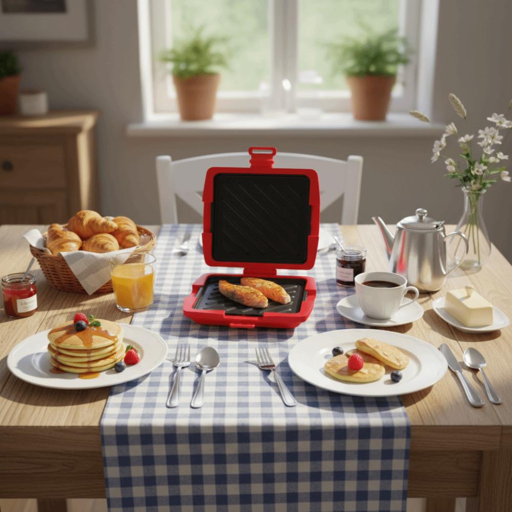 Adjustable Silicone Microwave Sandwich Maker Non-stick Sandwich Grill Plate Durable Toastie Office