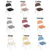 2PCS PU Leather Split Chair Cover Removable Seat and Back Cover Folding Chair Cover  Outdoor Wedding