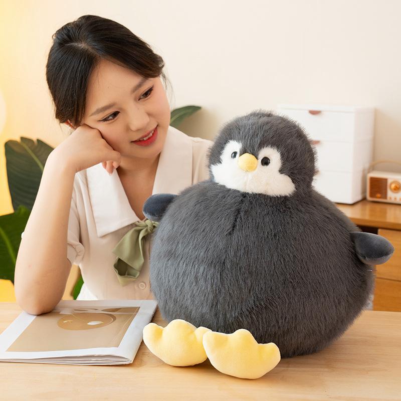 Belly Big Penguin Stuffed Toy Pillow Room Decoration Pp Cotton Filling Girl Gift