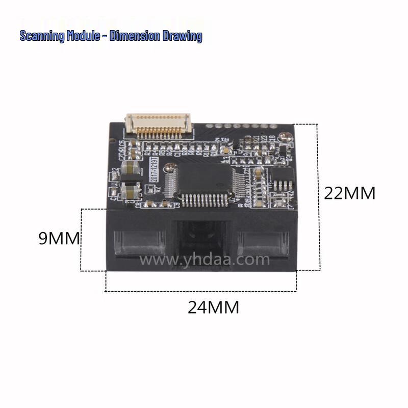 YHDAA M500 1D Embedded Red Light Barcode Scanner Module