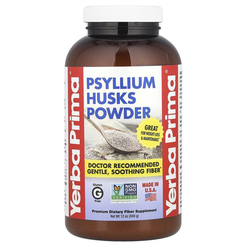 Psyllium Husks Powder, 12 oz (340 g)