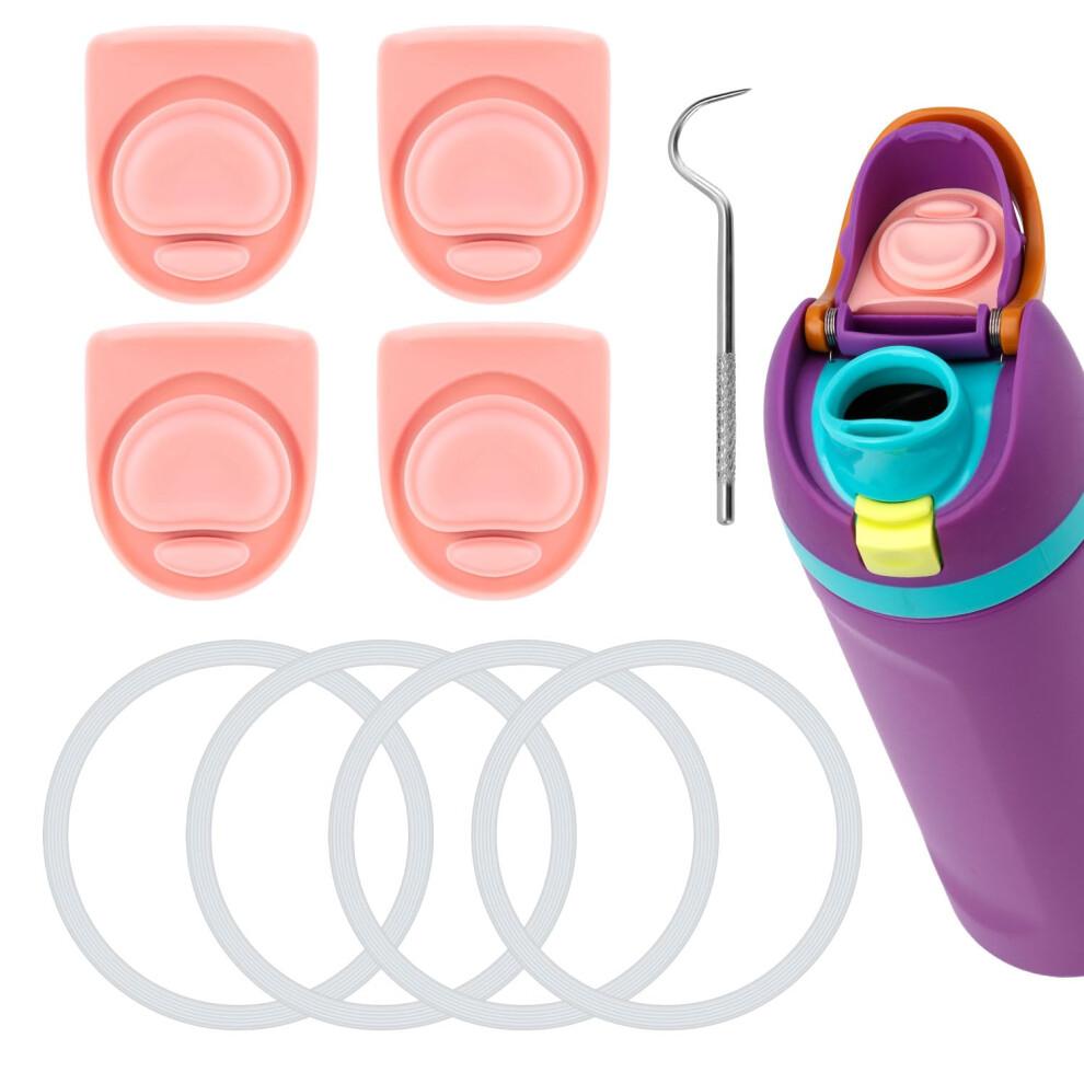 Gosknor 9pcs Water Bottle Replacement Parts Compatible with Owala FreeSip, Water Bottle Seal O Ring & Replacement Stopper for Owala