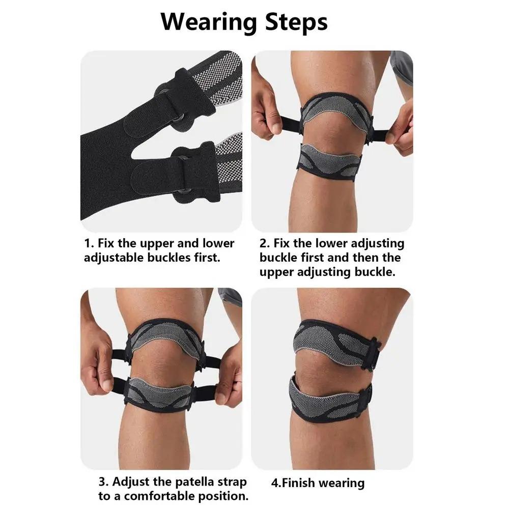 Adjustable Patella Protect Band Protection Knee Sports Knee Brace  Running