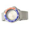Blue Orange 42mm Steel Watch Strap Belt Bezel Case for Movement NH35/36