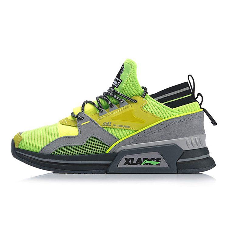 XLARGE x Li Ning Low top Casual Shoes Men's Neon Green AGLP095-1