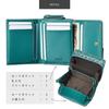 Linle Women's Compact Tri-Fold Wallet, Small Folding Wallet, Mini Wallet, Large Capacity, Easy To Use, Brand Name Synthetic Leather Intrecciato,