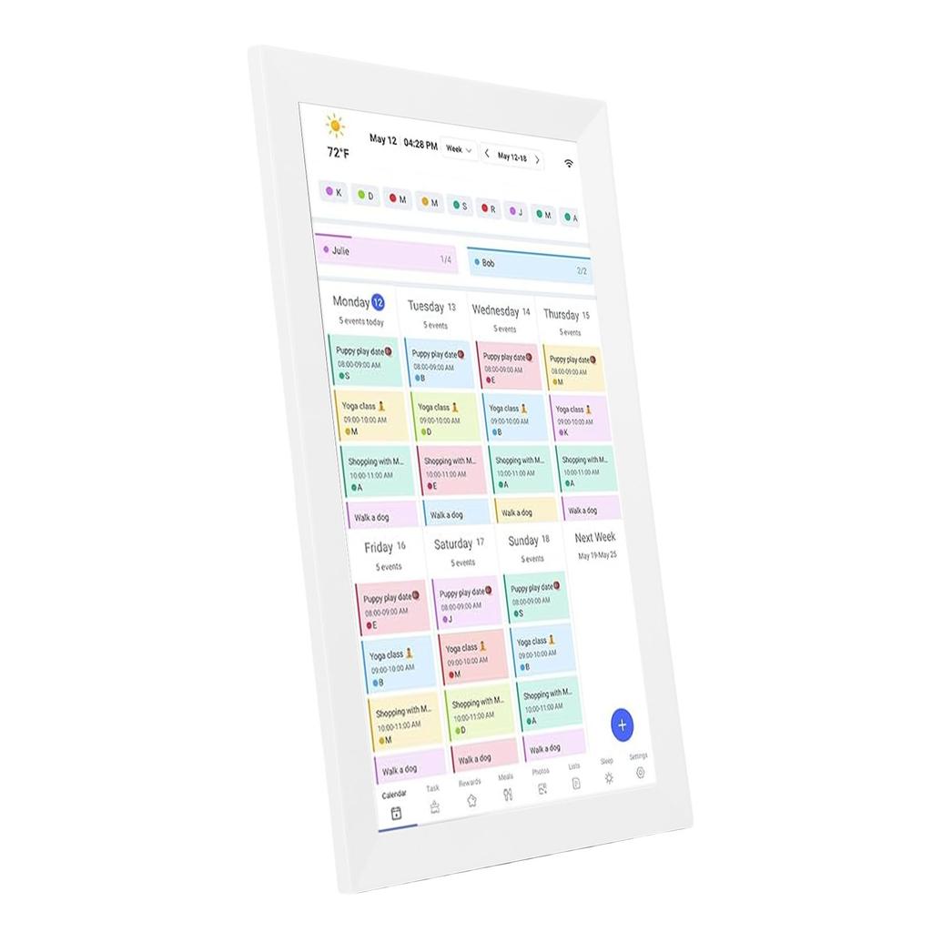 15,6 Zoll Wandplaner Digitaler Kalender Aufgabenplaner WiFi Intelligenter Touchscreen Interaktives Display Wand-Schreibtischhalterung APP