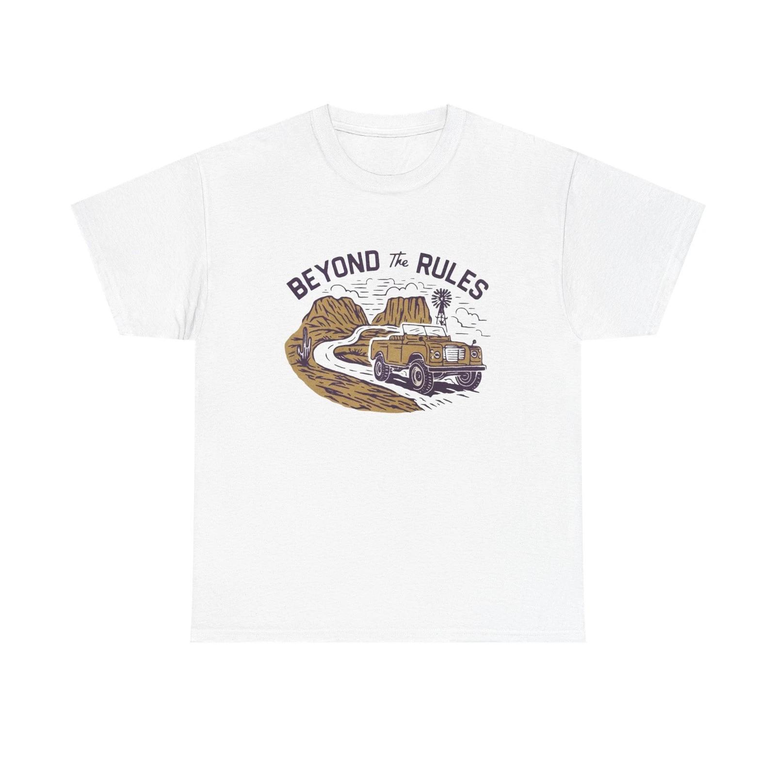 Beyond The Rules Graphic T Shirt Unisex Heavy Cotton Tee L