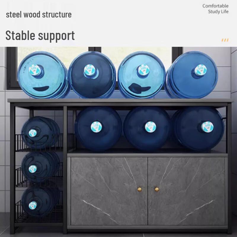 BeiYing Multifunktionaler Küchenschrank mit Gemüsekorb