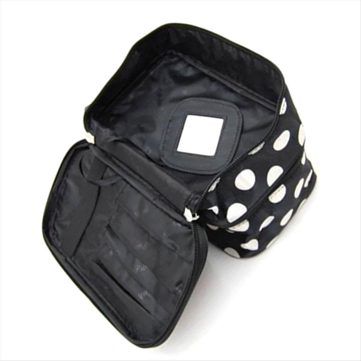 

BHBL Large Capacity Cosmetic Bag Double Layer Zipper Women Makeup Bags Portable Travel Toiletries Organizer China Mainland