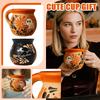 Spooky Ceramic Pumpkin Mug