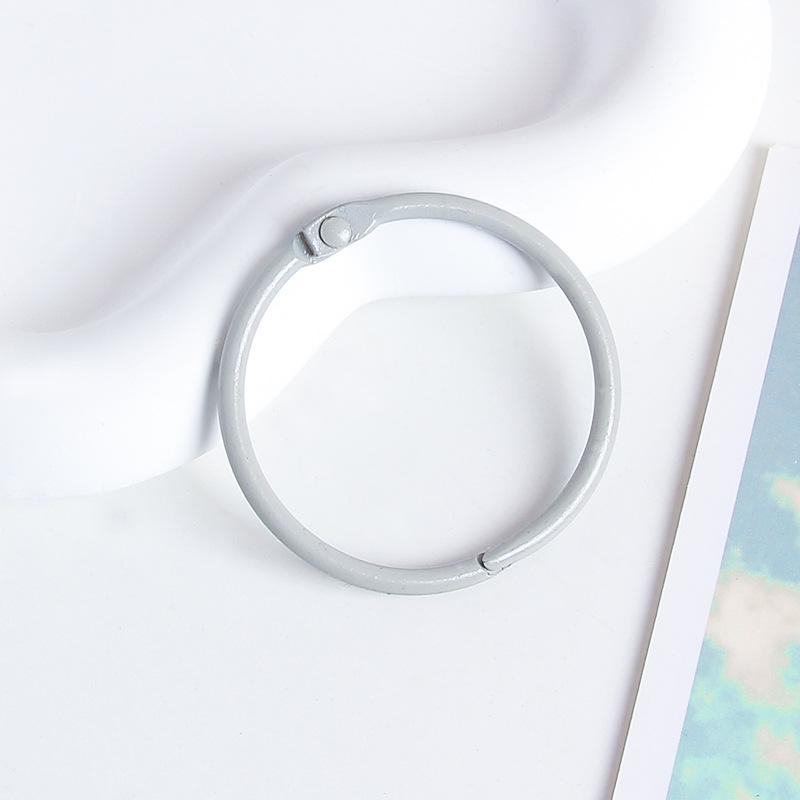 45mm Candy Color Open Card Ring for DIY Jewelry and Keychains