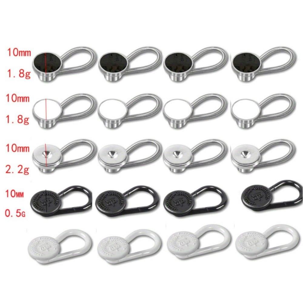 12/16/24/26 pcs Strong Elasticity Button Extenders Button Style Waistband Expander for Jeans
