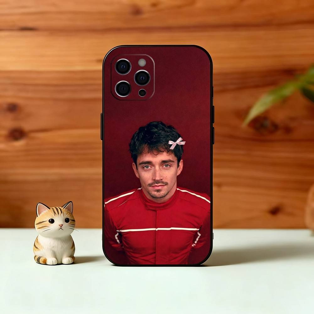 

Чехол для телефона гонщика C-Charles L-Leclerc для iPhone 17, 16, 15, 14, 13, 12, 11 Plus, Pro Max, Другие Мягкий Черный Чехол iPhone16plus