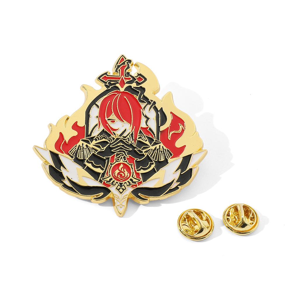 Anime Brooch Badge Cartoon Character Pendant Accessories