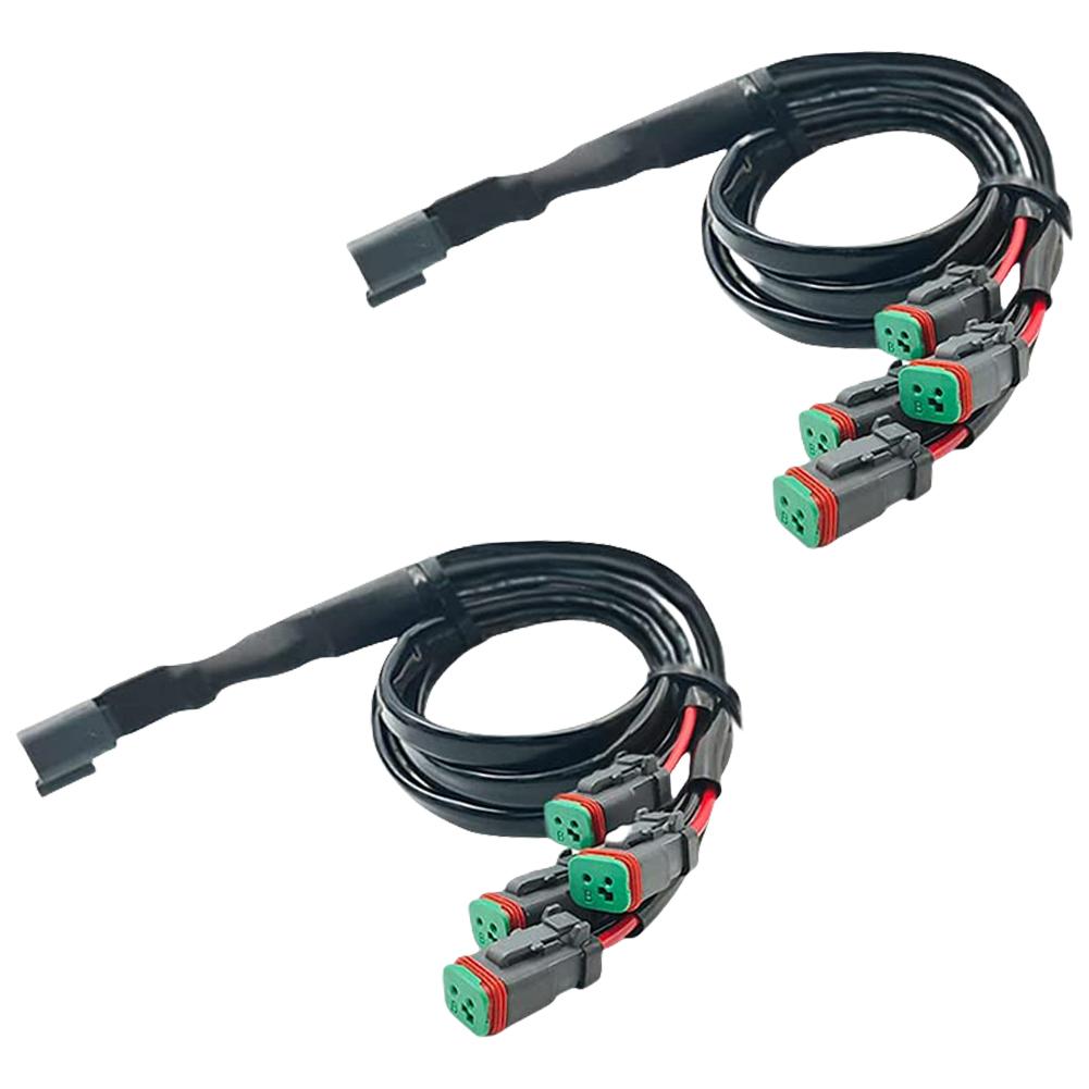 

2 шт. Y-образный адаптер-разветвитель для Deutsch DT DTP IP68 Водонепроницаемый Штекер к Розетке Разветвитель для фар автомобиля