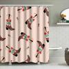 Vintage Cowboy Boots Shower Curtain Decor Western Style Floral Bathroom Curtains Waterproof Home Accessories Gift For Cowgirl Lo
