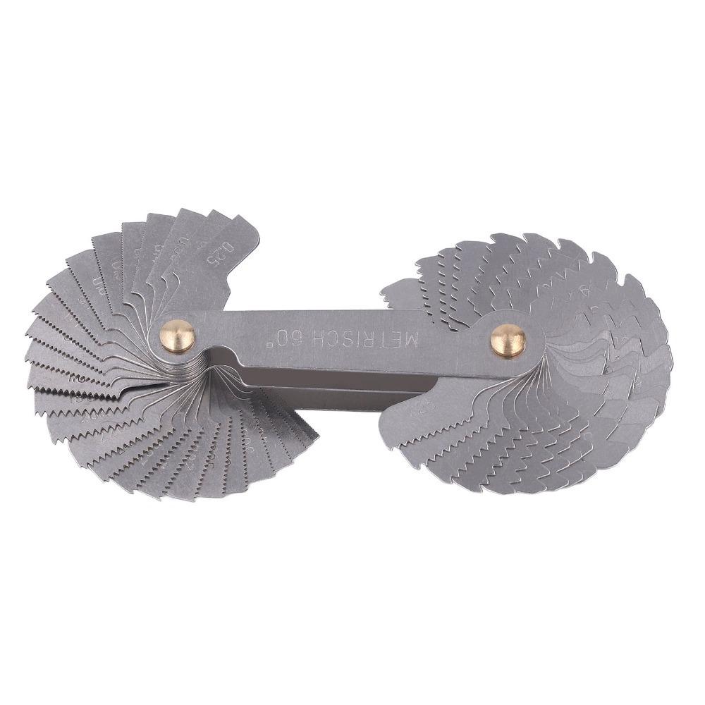 Thread Pitch Screw Gauge Set 55 Degree Thread Gauge Tool Industrial Measurement