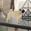 Miniature Chinese Shar Pei Simualtion Dog Figurine 2.36inch Tall Imagination Fun and Educational Toy