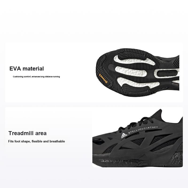 Tênis Masculino Stella McCartney x adidas SolarGlide Triple Black Preto Core HQ5962
