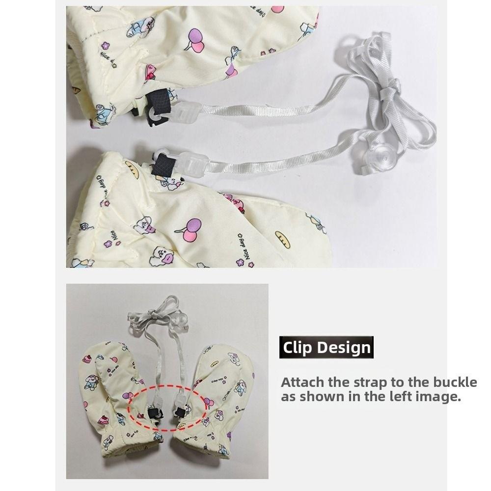 Thickened Kids Winter Gloves Waterproof Warm Mittens Stylish Children Ski Gloves  Boys & Girls