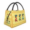 African Elements Pattern Insulated Lunch Bags Women Africa Culture Lunch Container for Outdoor Picnic Storage Meal Food Box