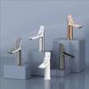 White Bathroom Sink Basin Faucet Cold and Hot Wash Basin Vessel Mixers Taps Single Handle Matt Black Luxury Washbasin