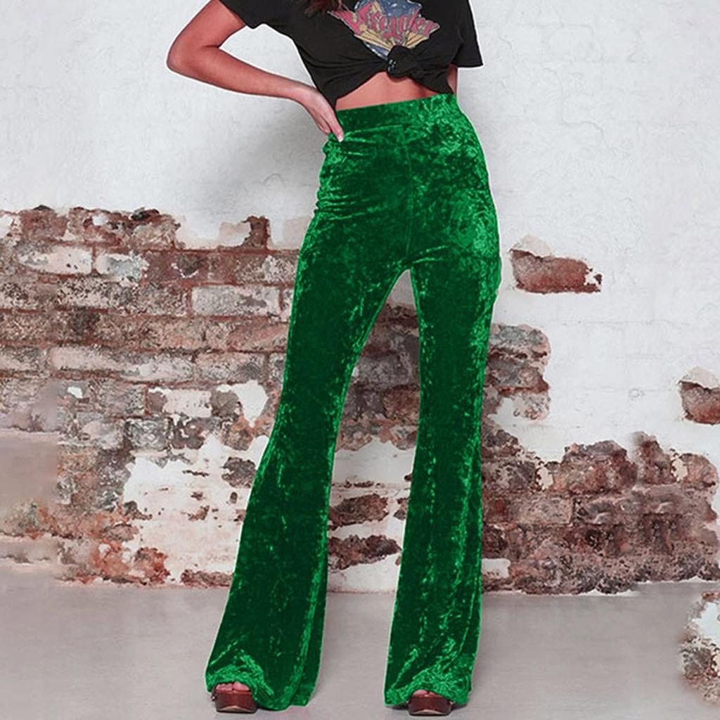 Pants Women High Waist Loose Joggers Pants Pleuche Party Trousers For Women