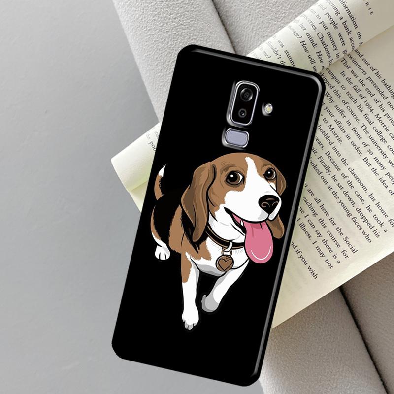 

Cartoon Beagle Dog Phone Case For Samsung Galaxy J7 J5 J3 2017 A3 A5 J1 2016 J4 J6 A6 A8 Plus J8 A9 2018 Case J6 2018 - J600