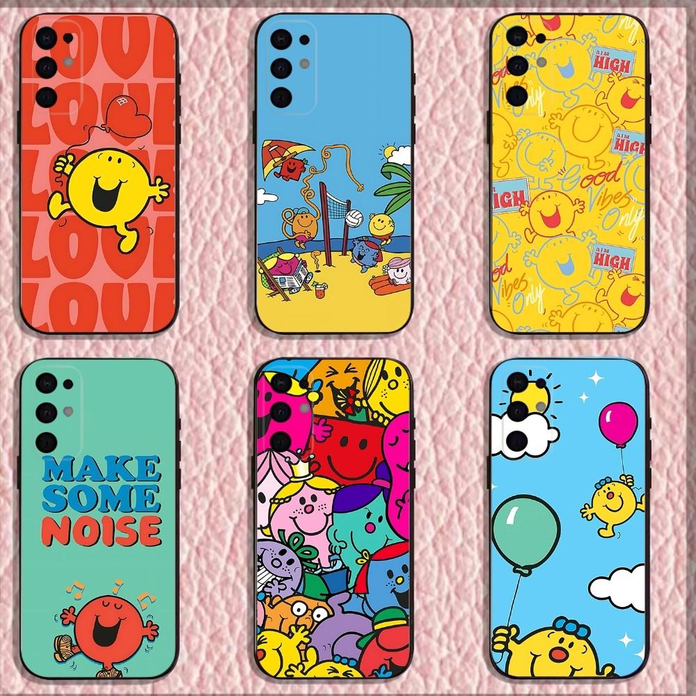 Mr Men L-little Miss Phone Case For Samsung S25,S24,S21,S22,S23,S30,Ultra,S20,Plus,Fe,Lite,Note,10,9,5G Black Cover