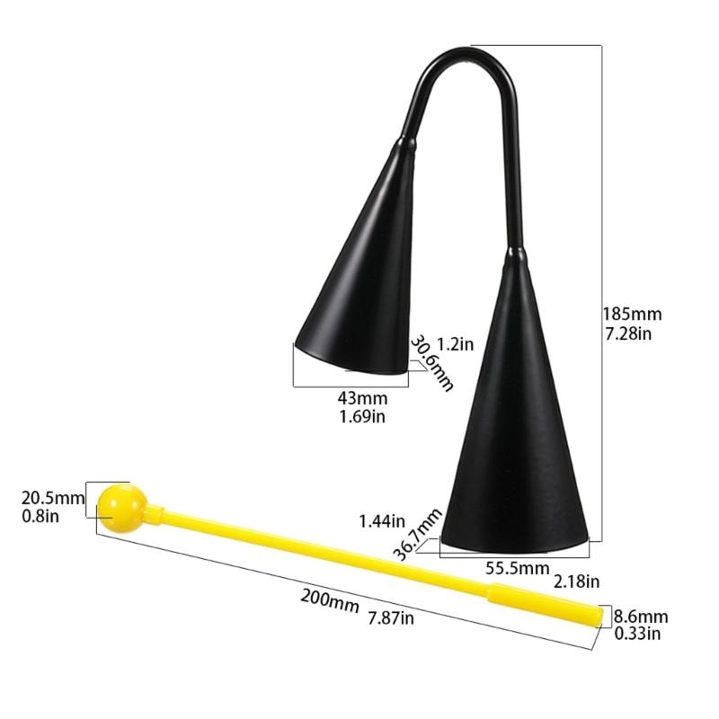 Pack of Cow Shaped Percussion Instrument Plastic Rod Included Exquisite Craftsmanship Agogo Bell for Music Practice